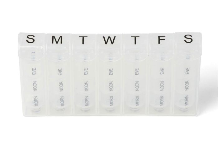 Medline 7-Day Pill Reminder Organizer 1Ct OTCPILLMNDRH by Medline