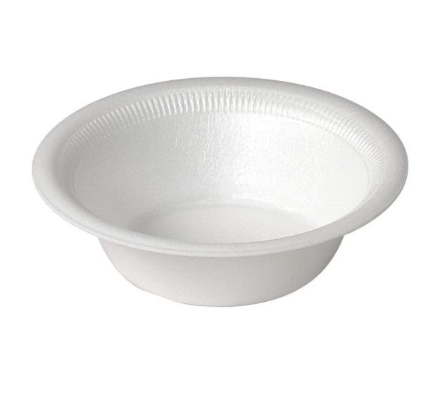 Disposable Foam Bowls White 12oz 125Ct GPK82100Z by