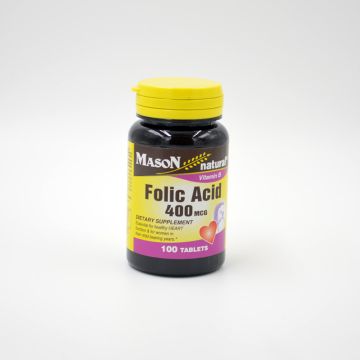 Folic Acid 400mcg 100ct