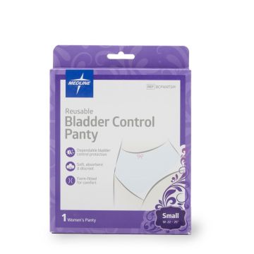 Medline Women's Reusable Bladder Control Panty S 1Ct