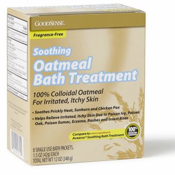 GoodSense Soothing Oatmeal Bath Treatment Packets 1.5oz. 8Ct