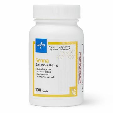 Medline Senna Natural Vegetable Laxative Tablets 8.6mg