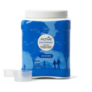 Medline Active Instant Food Thickener, Unflavored, 10-oz. Jar, One