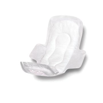 Medline Maxi Period Postpartum Pad with Wings 11in 12Ct