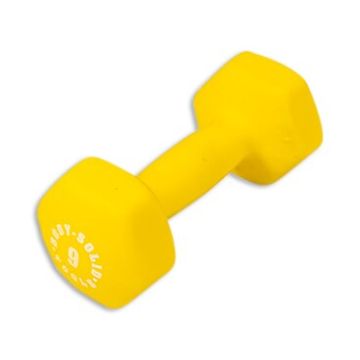 Body-Solid Tools Neoprene Dumbbell Yellow 9lb 1Ct