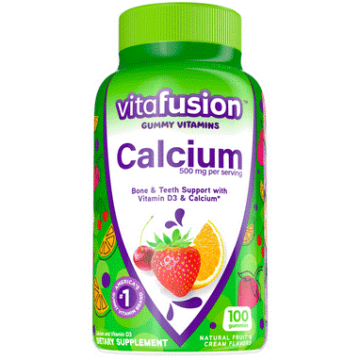 Vitafusion Calcium Gummies 500mg 100Ct