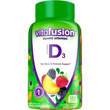 Vitafusion Vitamin D3 Gummies 50mcg 150Ct
