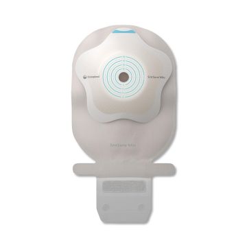 SenSura Mio Convex Flip MAXI 1-Piece Drainable Ostomy Pouch with Full-circle Filter Extended Wear Cut-to-Fit 0.375in - 2.375in (10-60mm) Stoma Transparent 10Ct