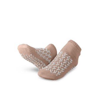 Medline Double-Tread Terrycloth Slippers Beige XL 1Pr