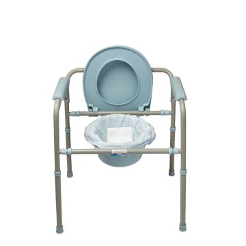 Medline Universal Commode Liner with Absorbent Pad 12Ct