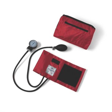 Compli-Mates Aneroid Blood Pressure Monitor Red 1Ct