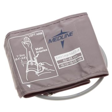 Medline Digital Blood Pressure Monitor Cuff Adult XL 1Ct