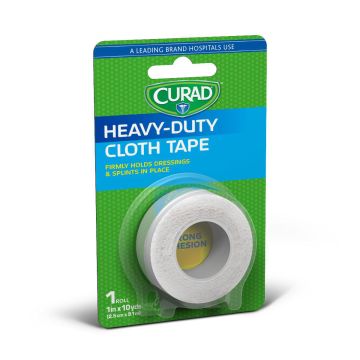 CURAD Heavy-Duty Cloth Tape, 1 in. x 10 yd.