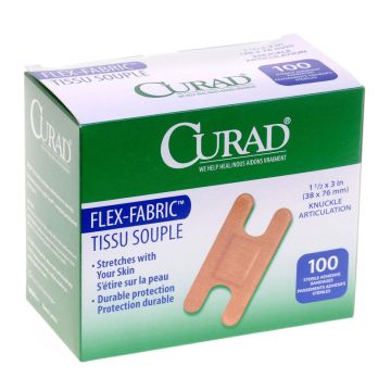 CURAD Flex-Fabric Adhesive Bandages Knuckle