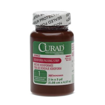 Curad Sterile Iodoform Gauze Packing Strip 2in x 5yds 1Ct