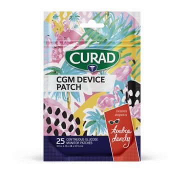 Curad Continuous Glucose Monitor Patch 3.13in x 4.13in Kendra Dandy Assorted Designs 25Ct