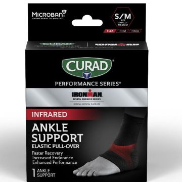 CURAD Performance Series IRONMAN Ankle Support S/M 1Ct