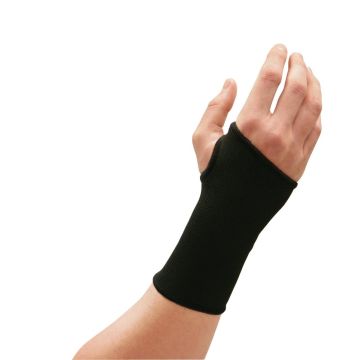 CURAD Elastic Pull-Over Wrist Support Black XL 1Ct