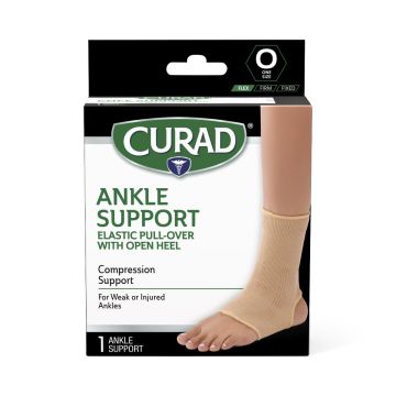 CURAD Elastic Open-Heel Ankle Support Universal 1Ct