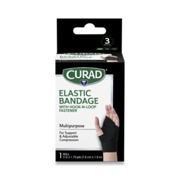 CURAD Elastic Bandage Black 3in x 1.75yd 1Ct