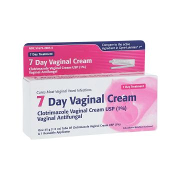 7-Day Clotrimazole Vaginal Cream 1.5oz 1Ct