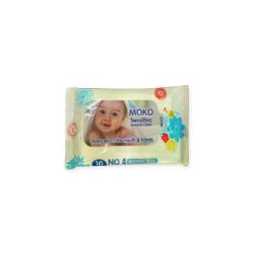MOKO Baby Hand & Face Wipes 10Ct