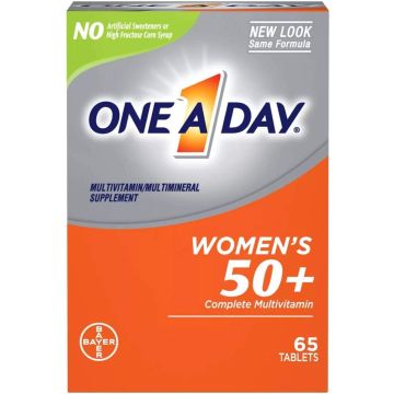 One A Day Women's 50+ Complete Multivitamin Tablet 65Ct