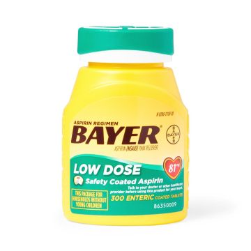 Bayer Low Dose Aspirin Tablet 81mg 300Ct