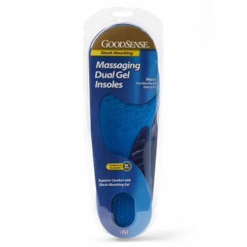 GoodSense Men's Dual Gel Insoles, One Size Fits All - Trip To Fit