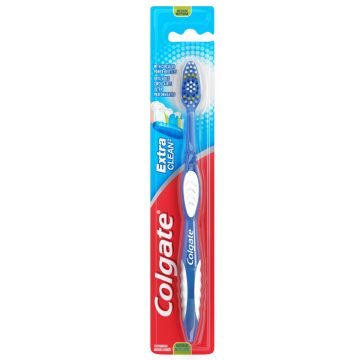 Colgate Extra Clean Adult Toothbrush Medium 1Ct
