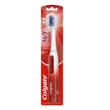 Colgate 360 Power Battery Powered Toothbrush 1Ct