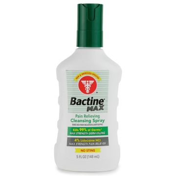 Bactine Max Pain Relieving Cleansing Spray, 5 oz., One Bottle