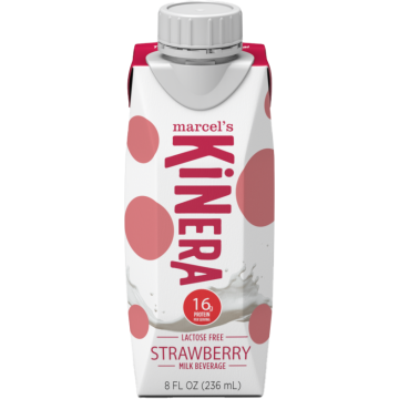 Marcel's Kinera Lactose-Free High-Protein Milk Beverage Strawberry 8oz 24Ct