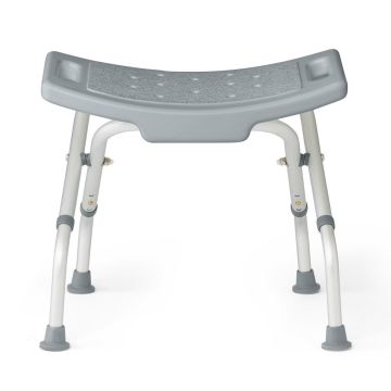 Medline Folding Shower Chair Without Back 250lb 1Ct