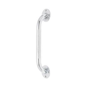 Medline 12in Knurled Chrome Grab Bar 300lb Capacity 1Ct