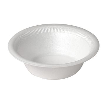 Disposable Foam Bowls White 12oz 125Ct