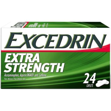 Excedrin Extra Strength Headache Relief Caplet 24Ct