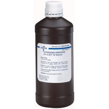 Medline 3% Hydrogen Peroxide 4oz Bottle 1Ct
