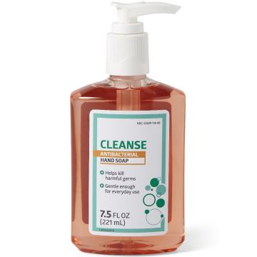 Medline Spectrum Antibacterial Liquid Hand Soap, 7.5oz. Pump Bottle, One