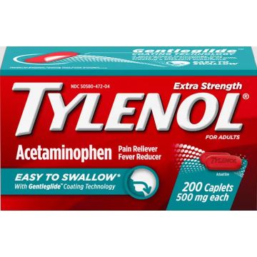 Tylenol Extra Strength Pain Reliever & Fever Reducer 500mg 50Ct