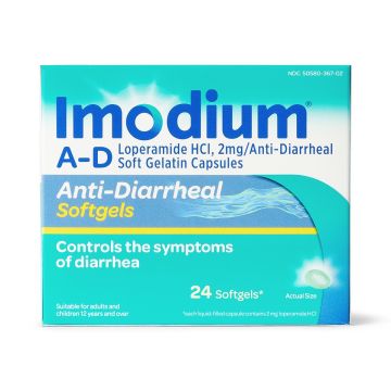 Imodium A-D Anti-Diarrheal Softgels 2mg 24Ct