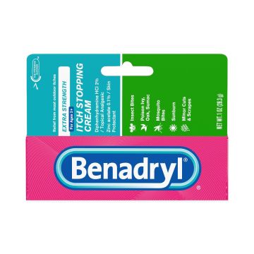 Benadryl Extra Strength Itch Stopping Cream 1oz 1Ct