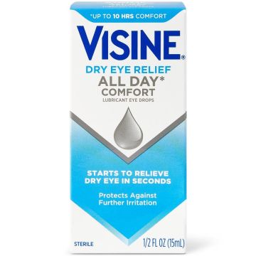 Visine Dry Eye Relief All Day Comfort Drops 0.5oz 1Ct