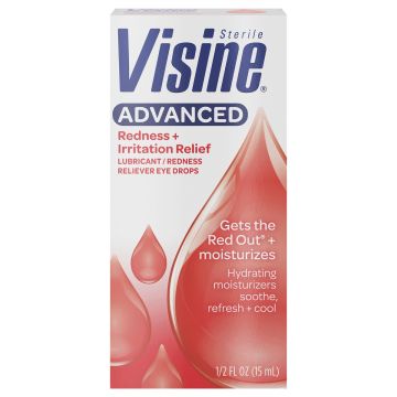 Visine Original Redness Relief Eye Drops 0.5oz 1Ct