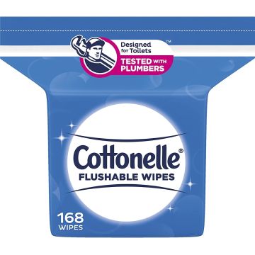 Cottonelle Fresh Flushable Wipes 168Ct