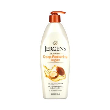 Jergens Deep Restoring Argan Oil Moisturizer 16.8oz 1Ct