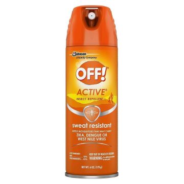 OFF! Active Insect Repellent Spray Sweat Resistant 6oz 1Ct
