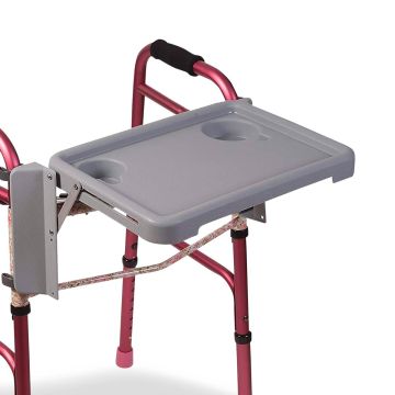 Folding Walker Tray with Cup Holders 1Ct