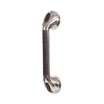 Suction Cup Grab Bar Chrome 1Ct