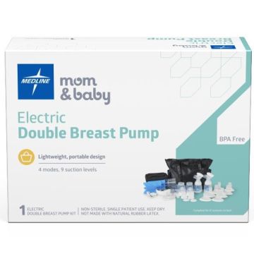Medline Dual Electric Breast Pump Kit